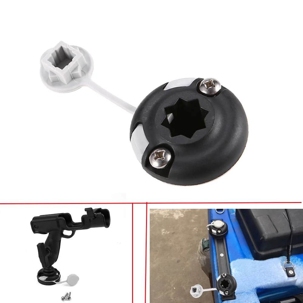 Fishing Kayak Rod Holder - Wytrzymała nylonowa podstawa do montażu na