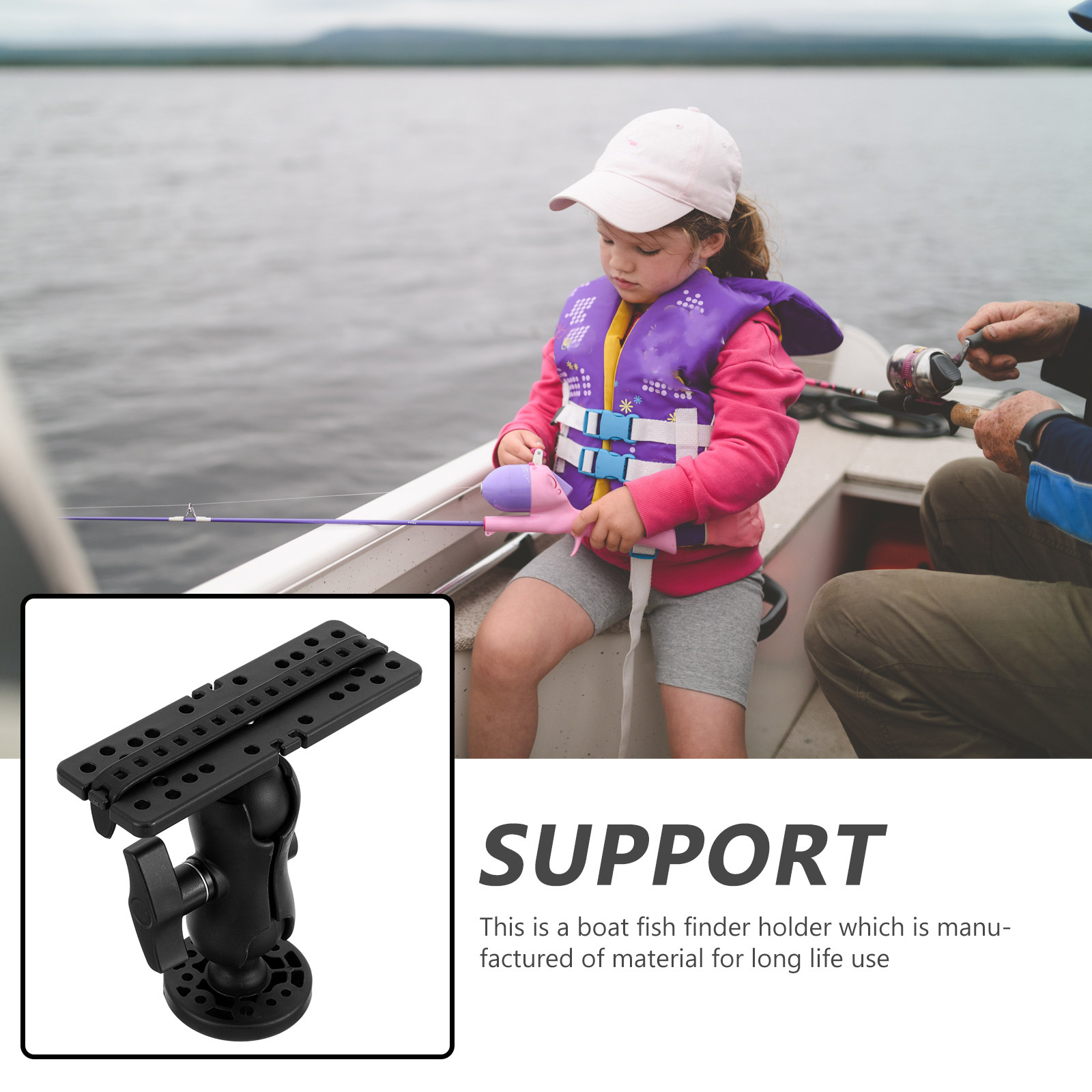 Wysokiej jakości uchwyt do ech – Fishing Kayak Fish Finder Mount recenzja i cena