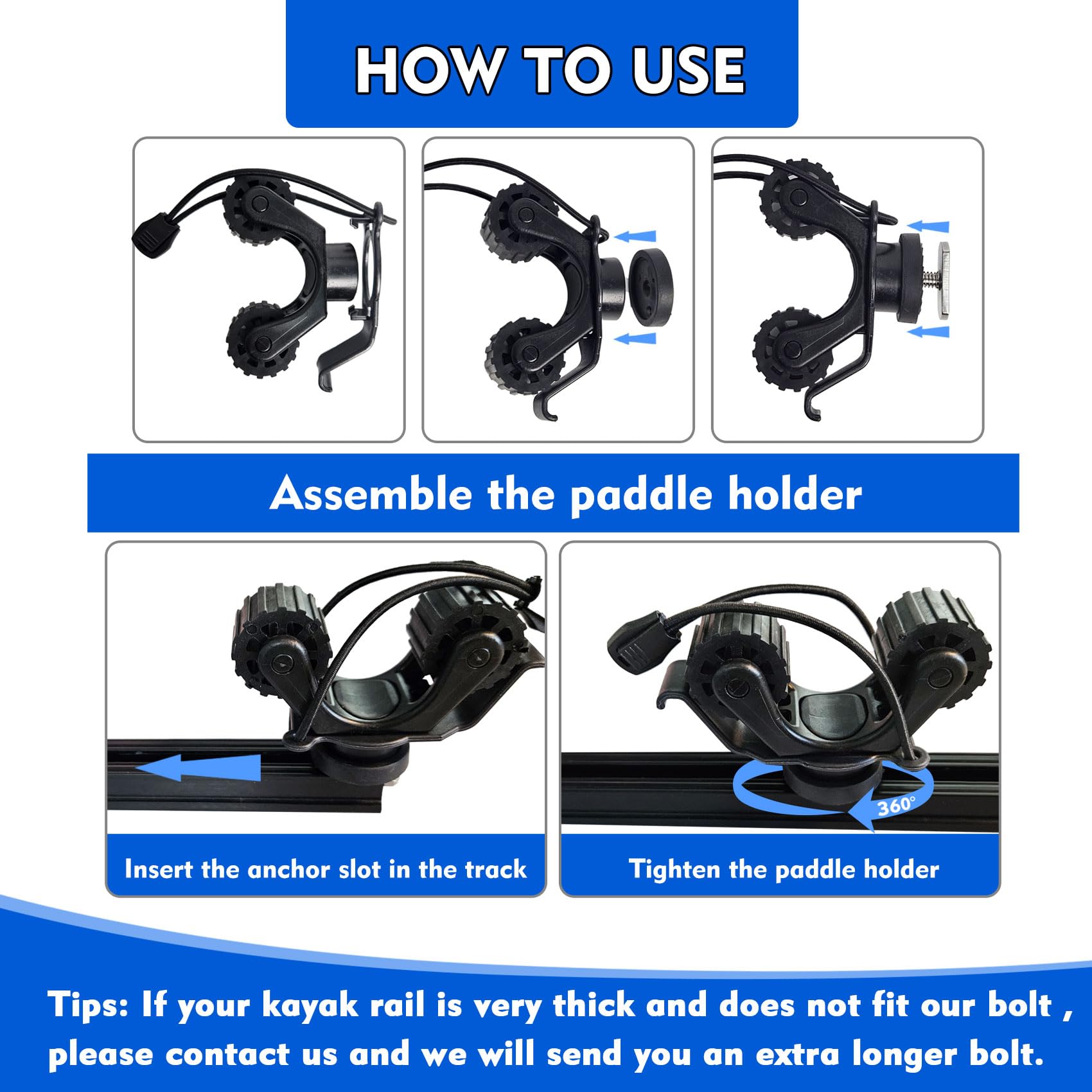 Uchwyt na wiosło do kajaka, mo – Fishing Kayak Rod Holder recenzja i cena